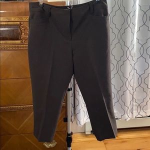 Sz 14 brown Capri dress pants dress barn